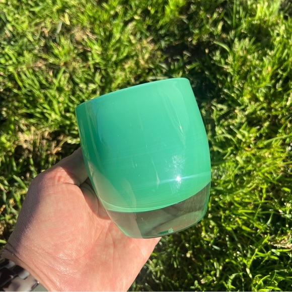 Glassybaby Strength Pre-Triskelion Votive Candle Holder Green Hand Blown GUC - Picture 10 of 15